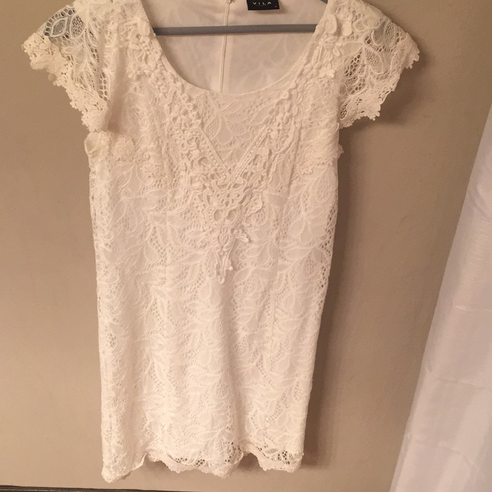White lace dress like new tight classy
